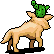 Cactus Wolf's unused back sprite, seen by hacking.