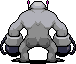 Steel Mechorilla's unused back sprite, seen by hacking.