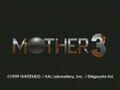 The title screen for the August 2000 prototype build of Mother 3 before it was canceled.