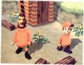 Around the end of wintertime and the beginning of springtime, Butch's 70-year-old grandmother, Bar, knits cozy orange sweaters for all the townsfolk in Tazmily Village.