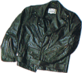 Artwork of Teddy's leather jacket.