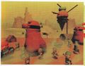 A Pigmask Army outpost from Space World 1996.