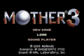 Mother 3's title screen