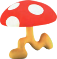 Clay model of a Ramblin' Evil Mushroom