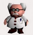 Dr. Andonuts as he would have appeared in EarthBound 64.