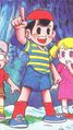 Artwork of Ninten from the Famicom Mother Perfect Strategy Book